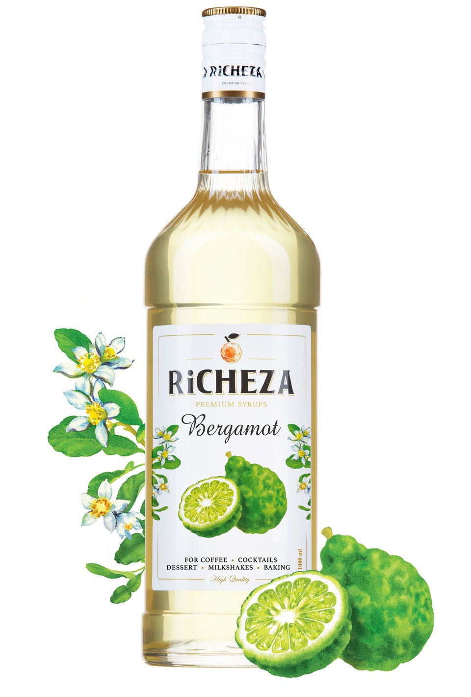 Сироп "Ричеза/Richeza" бергамот 1л