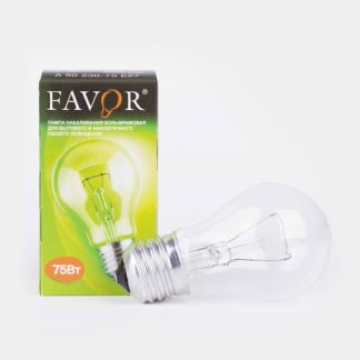Лампа накаливания "Фэй-вэр/Favor" Е27 (стандартный цоколь) 75Вт