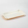 Лоток картонный "Плэтэр/Eco Platter" 400мл белый 220*140*20мм