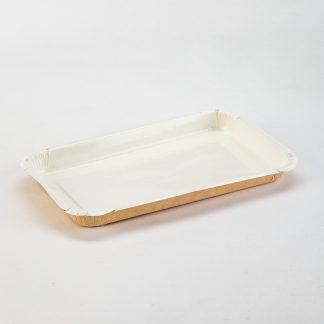 Лоток картонный "Плэтэр/Eco Platter" 400мл белый 220*140*20мм