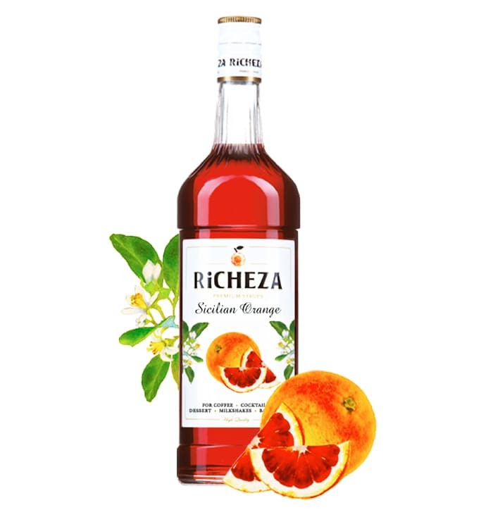 Сироп "Ричеза/Richeza" апельсин сицилийский 1л