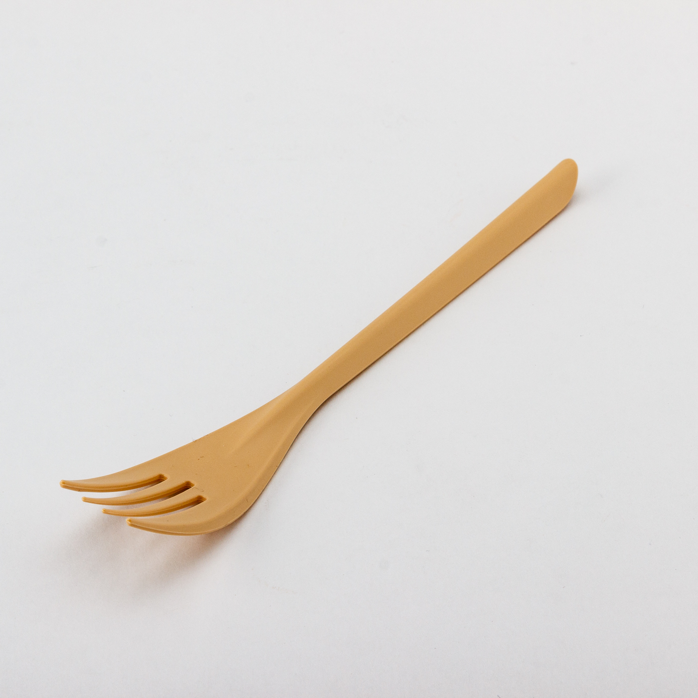 Вилка из кукурузного крахмала "Эко форк крафт эдишн/Eco fork kraft edition" бежевая 173мм