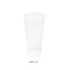 Стакан пластиковый для коктейлей матовый 650мл 90мм "Бабл Кап/Bubble Cup"