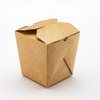 Коробка для лапши/вока 560мл "Нудлс/Eco Noodles" крафт (коричневая)
