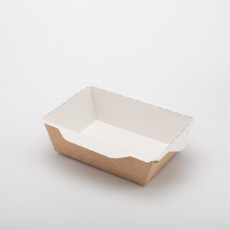 Контейнер картонный без крышки "Опсалат/Eco OpSalad" 500мл белый 164*115*45мм