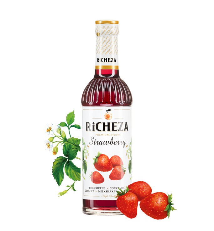 Сироп "Ричеза/Richeza" клубника 0,33л