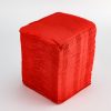 Салфетки 1-сл. 24*24см "бигпак" красные 400шт