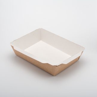 Контейнер картонный без крышки "Опсалат/Eco OpSalad" 1000мл  222*162*55мм
