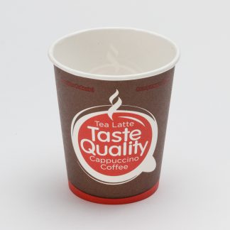 Стакан картонный 180мл 1-сл. "taste quality" d72мм