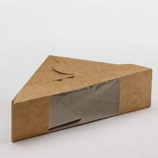 Сэндвич-бокс картонный "Сэндвич/Eco Sandwich 50" крафт 130*130*50мм