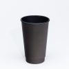 Стакан картонный 400мл 2-сл. "Total black" d90мм