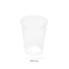 Стакан пластиковый для коктейлей матовый 375мл 90мм "Бабл Кап/Bubble Cup"