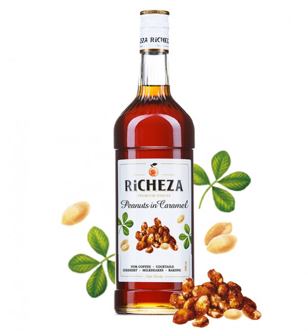 Сироп "Ричеза/Richeza" арахис в карамели 1л