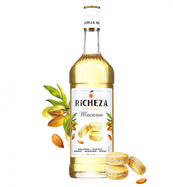 Сироп "Ричеза/Richeza" макарон (миндальное печенье) 1л