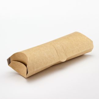 Контейнер картонный для роллов/шавермы "Пиллоу/Eco Pillow" L крафт 200*70*55мм