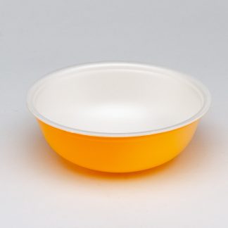 Миска ППС 370мл без крышки желтая