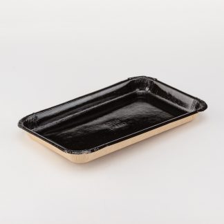 Лоток картонный "Плэтэр/Eco Platter" 400мл черный 220*140*20мм
