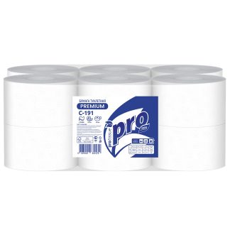 Туалетная бумага 2-сл. "Протишью/Protissue" 170м 16гр для дисп. Т2