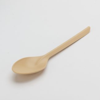 Ложка из кукурузного крахмала 173мм бежевая "Эко спун крафт/Eco spoon kraft"