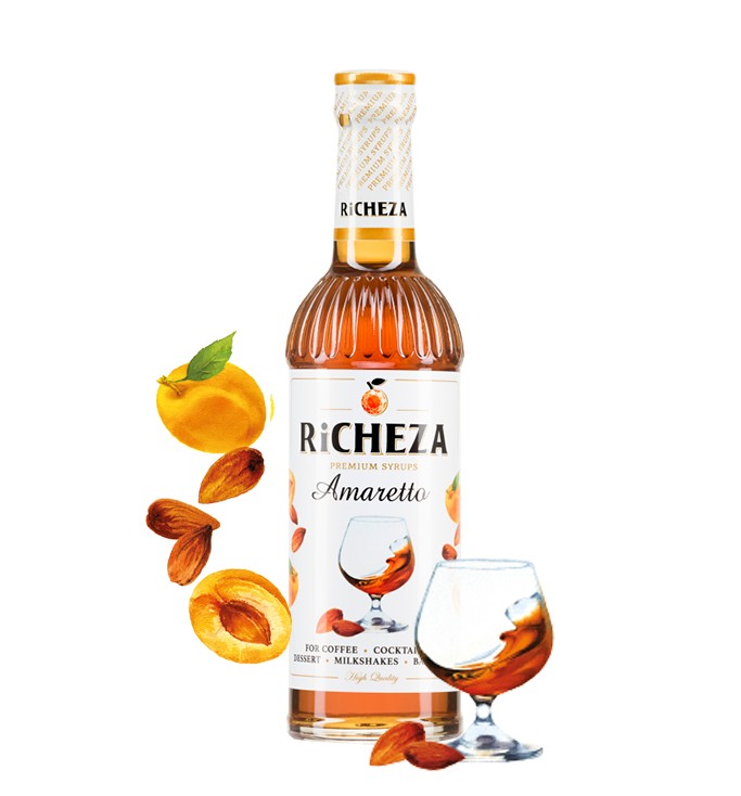 Сироп "Ричеза/Richeza" амаретто 0,33л