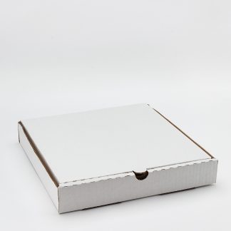 Коробка для пиццы/пирогов 25*25*4см белая
