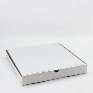 Коробка для пиццы/пирогов 30*30*4см белая