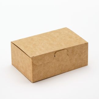Коробка картонная "Фастфуд бокс/Eco Fastfood Box S" 115*75*45мм